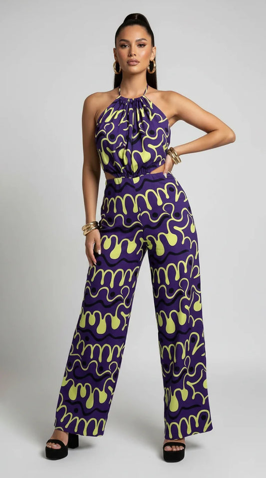 The Cleo Halter Jumpsuit