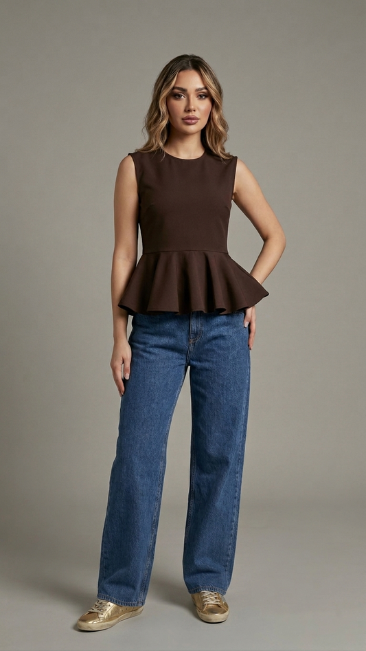 The Cocoa Bloom Top
