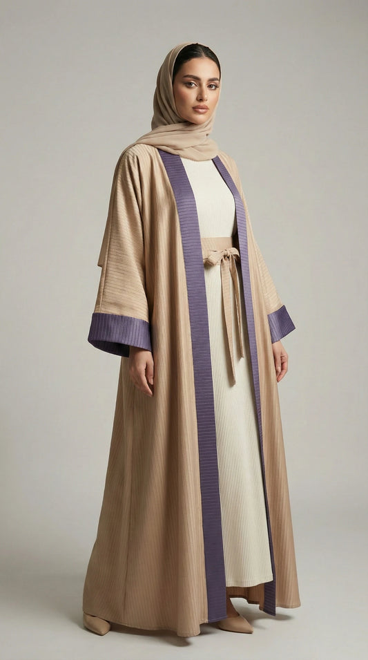 Golden Eclipse Abaya
