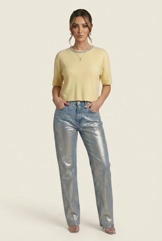 The Butter Lemon Knit Top