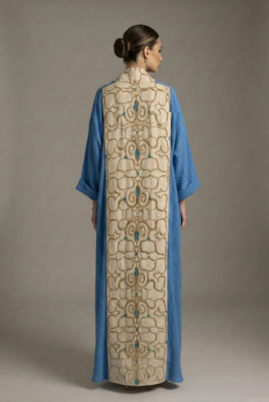 Yasmine Azure Abaya