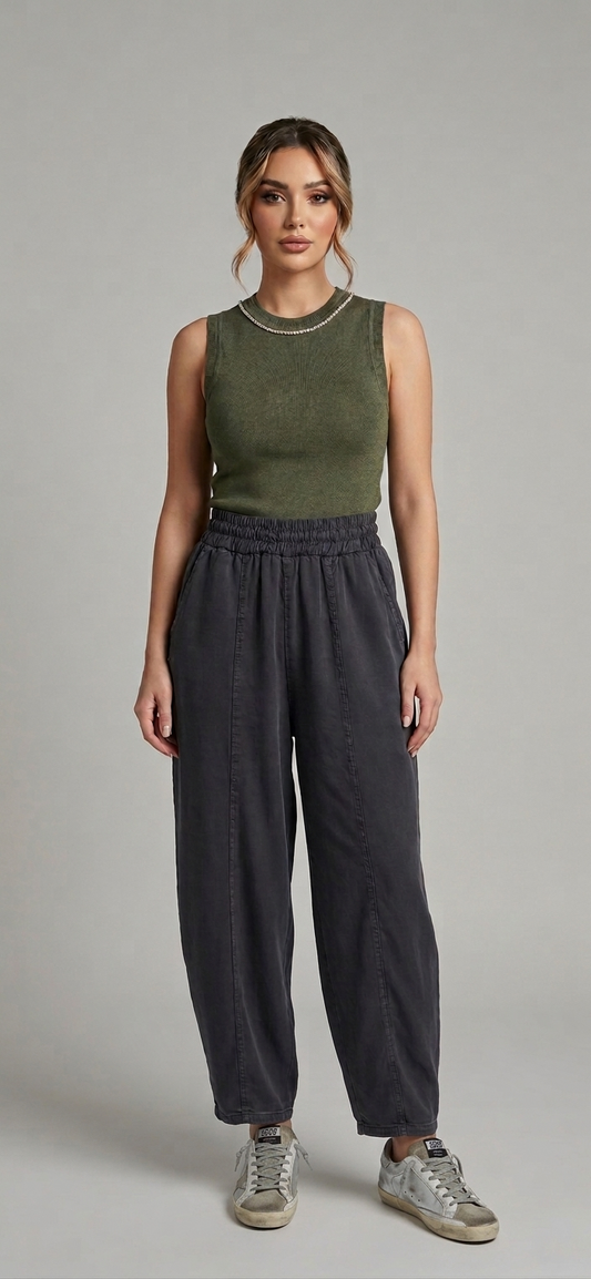 The Charcoal Grey Relaxed Pants