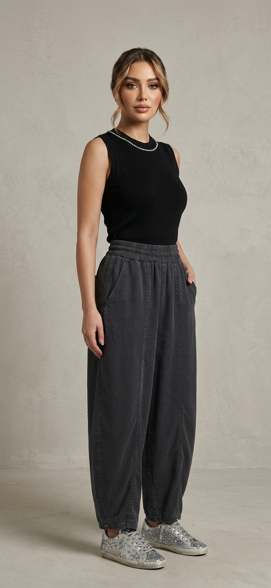 The Onyx Crystal Knit Top