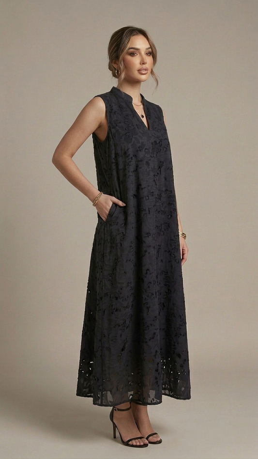 The Noir Muse Long Dress