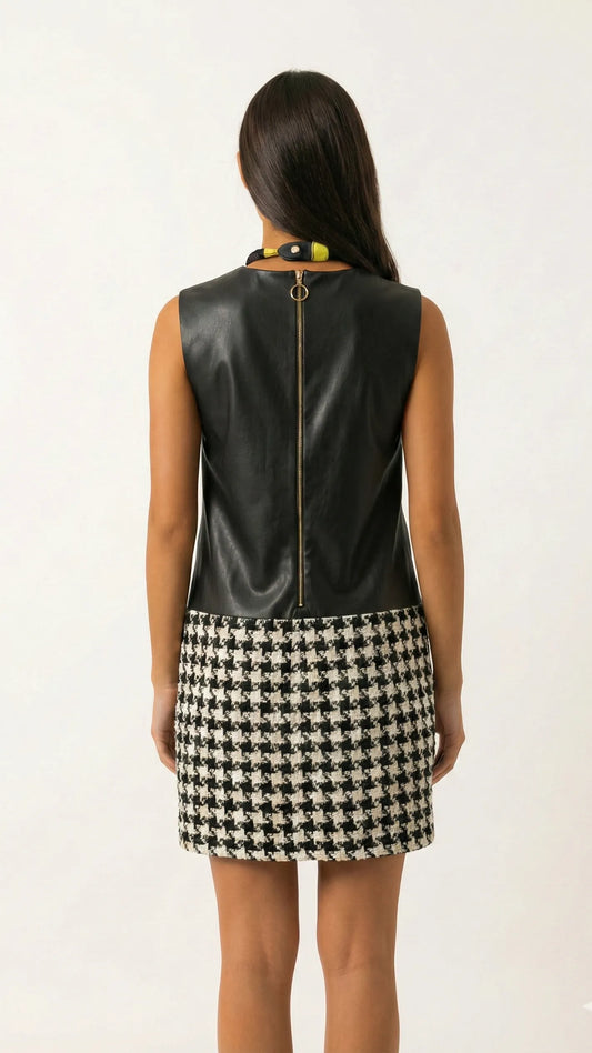 The Noir Tweed Dress