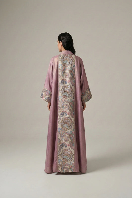 Rose Lumiere Linen Abaya