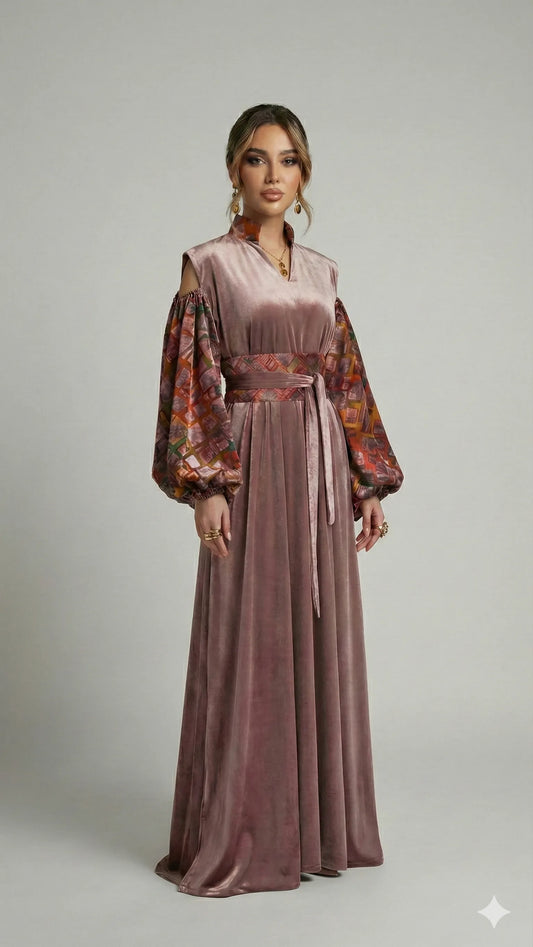 The Art Deco Rose Dress