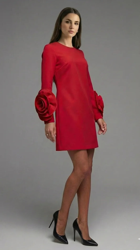 The Ruby Petal Dress