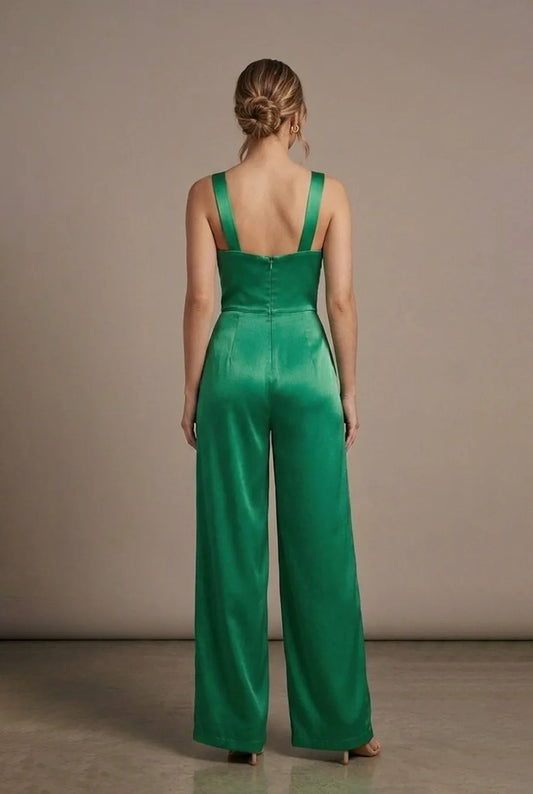 The Emerald Twist Jumpsuit