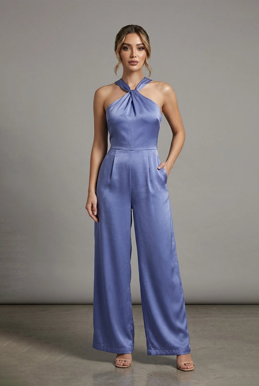 The Azure Twist Jumpsuit